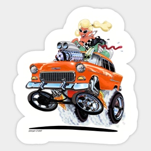 HIGH FIVE'N 1955 Chevy Gasser Sticker